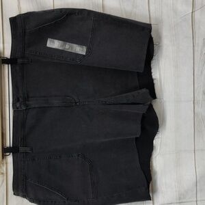 SONOMA Black High Rise Denim Shorts, Size 24W